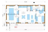 Fertighaus aus Holz KAYA 3 PV S (44 mm + Holzverschalung), 70 m² specification 1