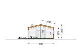 Holzhaus SELENE (Isoliert, 44 mm + Holzverschalung), 54 m² specification 6