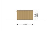 Gartenhaus aus Holz PREMIUM S (Isoliert, SIPS) 7x5 m, 35 m² specification 3