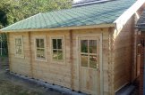 Kleines Holzhaus SCOOT (44 mm), 27 m² + 10 m² Schlafboden customer 2