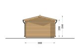 Holzgarage CLASSIC (34 mm), 3,6 x 5,4 m, 20 m² specification 4