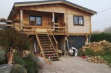 Holzhaus LINDA (44+44 mm), 78 m² + 15 m² Terrasse customer 3