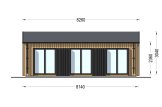 Holzhaus ANGELA (44 mm + Holzverschalung), 43 m² specification 2