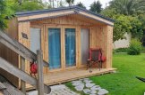 Gartenhaus aus Holz PIA (Isoliert, 34 mm + Holzverschalung), 5x5 m, 25 m² customer 3
