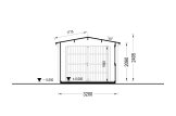 Holzgarage CLASSIC (34 mm), 3,2 x 5,2, 16 m² specification 6