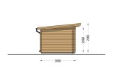 Gartenhaus aus Holz LILLE F (44 mm), 4x3 m, 12 m² specification 3