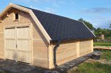Holzgarage BARN (44 mm), 5x6 m, 30 m² customer 3