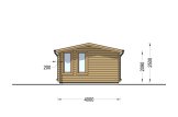 Gartenhaus aus Holz DEVON (34 mm), 6x4 m, 24 m² specification 5