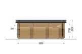Gartenhaus aus Holz ELEONORA (44 mm), 6,6x3 m, 20 m² specification 4
