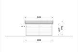 Holzhaus HYMER F (66 mm), 42 m² + 10 m² specification 2