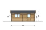 Holzgarage CLASSIC (44 mm), 5x6 m, 30 m² specification 3