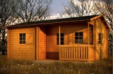 Kleines Holzhaus NANTES (Extra Isoliert, 44+44 mm), 6x4,7 m, 24 m² + 3,5 m² Terrasse customer 1