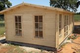 Gartenhaus aus Holz LEA (34 mm), 7x4 m, 28 m² customer 1