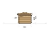 Gartenhaus aus Holz ELEONORA (34 mm), 6.6x3 m, 18 m² specification 5