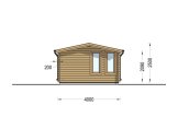 Gartenhaus aus Holz DEVON (34 mm), 6x4 m, 24 m² specification 3