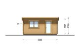 Gartenhaus aus Holz DREUX F (34 mm), 5x4 m, 18 m² specification 2