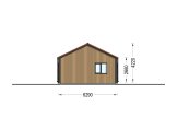Holzhaus SELENE (Isoliert - RClass, 66 mm + Holzverschalung), 53 m² specification 3