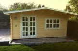 Gartenhaus aus Holz WISSOUS (34 mm), 5x5 m, 25 m² customer 1