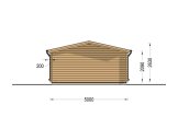 Holzgarage CLASSIC S (44 mm), 5x6 m, 30 m² specification 4