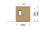 Gartenhaus aus Holz PREMIUM S (Extra Isoliert, 34 mm + Holzverschalung), 4,1x2,4 m, 10 m² specification 5