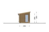 Gartensauna VIGOR (44 mm), 5.3x2.5 m, 4.9 m² specification 2