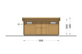 Gartenhaus aus Holz ESSEX S (44 mm), 5x4 m, 20 m² specification 2