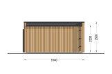 Gartenhaus aus Holz PREMIUM (34 mm + Holzverschalung), 5x4 m, 18 m² specification 4