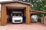 Holzgarage für Wohnmobil (44 mm), 4x8 m, 32 m² customer 1