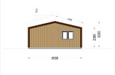 Holzhaus SELENE S (44 mm + Holzverschalung), 63 m² specification 3