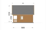 Blockbohlenhaus LIVINGTON S (Isoliert, 44+44 mm), 50 m² specification 6