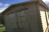 Holzgarage CLASSIC (44 mm), 4 x 7,5 m, 30 m² customer 2