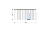 Fertighaus aus Holz KAYA 3 PV S (44 mm + Holzverschalung), 70 m² specification 5
