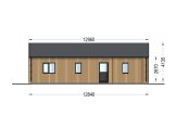 Holzhaus NICOLE S (Isoliert, 66 mm + Holzverschalung), 66 m² specification 4