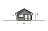 Gartenhaus aus Holz ELENA (Isoliert, 34 mm + Holzverschalung), 4x7 m, 28 m² specification 2