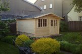Gartenhaus aus Holz LILLE (44 mm), 4x3 m, 12 m² customer 2