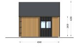 Kleines Holzhaus SALLY (Isoliert, 34 mm + Holzverschalung), 20 m² specification 3