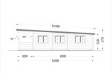 Holzhaus HYMER F (66 mm), 42 m² + 10 m² specification 3