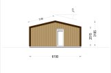 Holzhaus ANGELA S (Isoliert, 44 mm + Holzverschalung), 50 m² specification 5