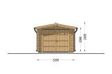 Holzgarage CLASSIC (34 mm), 3,2 x 5,2, 16 m² specification 2