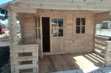 Gartenhaus aus Holz SHANON (66 mm), 4x5,75 m, 16 m² + 7 m² Terrasse customer 1
