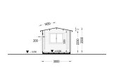 Gartenhaus aus Holz OAK (44 mm), 6x3 m, 18 m² specification 6