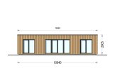 Kleines Holzhaus PREMIUM S (Isoliert, 34 mm + Holzverschalung), 10.5x4.5 m, 47 m² specification 2