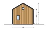 Holzhaus SARA (Isoliert - RClass, 34 mm + Holzverschalung), 20 m² specification 5
