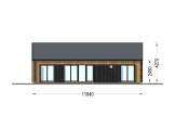 Holzhaus ADALINE (Isoliert, 34 mm + Holzverschalung), 50 m² specification 2
