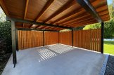 Carport aus Holz mit Seitenwand LUNA DUO F, 6x6 m customer 1