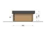Gartenhaus aus Holz LILLE (34 mm), 5x5 m, 25 m² specification 3