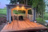 Gartenpavillon aus Holz FLORA (28 mm), 3x5 m, 15 m² customer 1