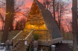 Gartenhaus aus Holz TIPI (44 mm), 4,5x7 m, 23 m² + 14 m² Schlafboden customer 1