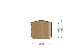 Gartensauna SERENE (34 mm + Holzverschalung), 5.3x2.5 m, 5 m² specification 4
