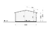 Gartenhaus aus Holz DREUX (44 mm), 5x4 m, 20 m² specification 6